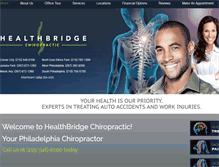 Tablet Screenshot of healthbridgechiro.com